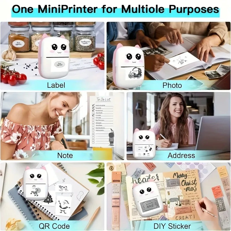 Mini imprimante thermique portable Bluetooth